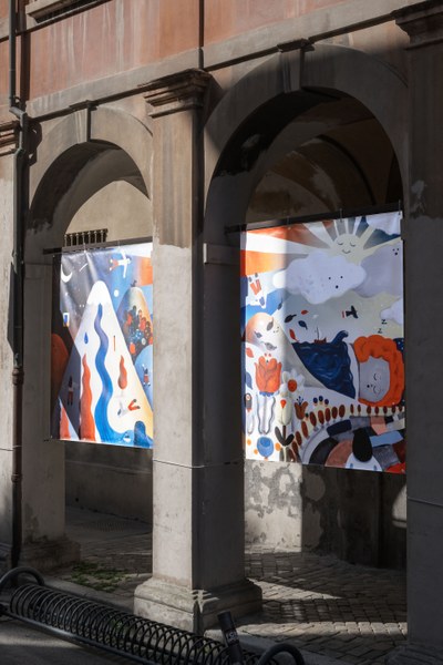 CresCE solo SE sogNAta - I portici di Palazzo Guidi ospitano le illustrazioni di Giovanni Colaneri - Cesena Comics APS