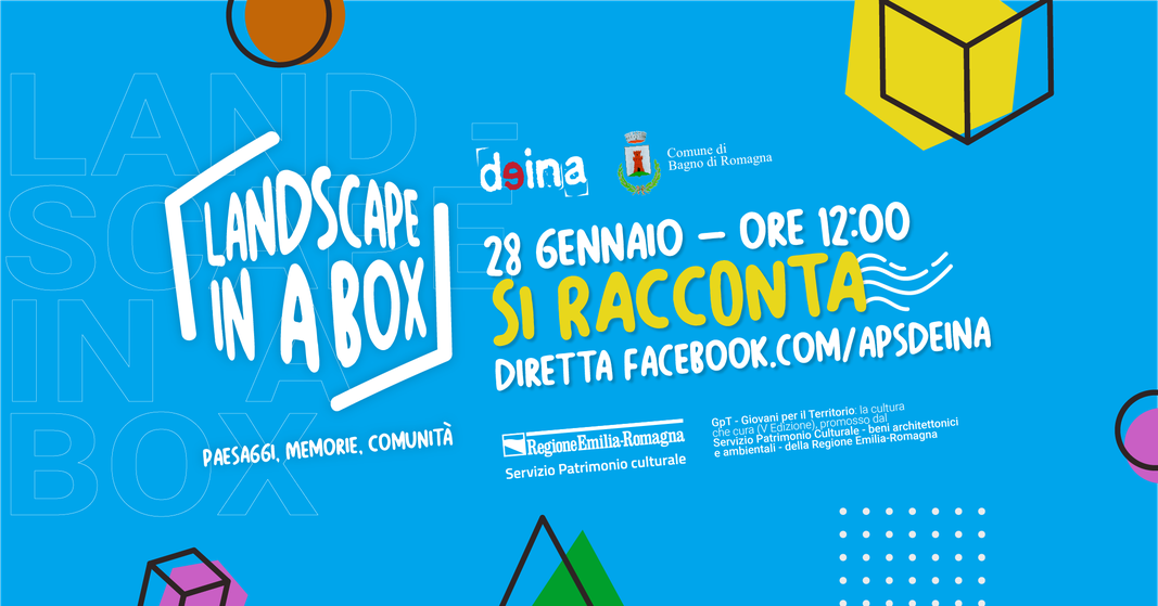 Landascape in a box - Immagine di copertina dell'evento pubblico online "Landscape in a box si racconta" - Filippo Bonadiman
