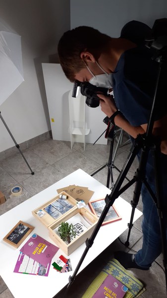 Landascape in a box - Making of del set fotografico per la digitalizzazione dei paesaggi in scatola - Cristina Lentini